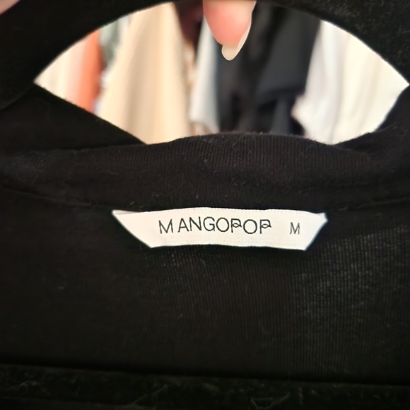 Black Quarter Zip-Up Long Sleeve Bodysuit - Picture 5 of 5